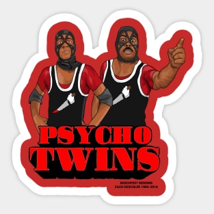 Psycho Twins Sticker